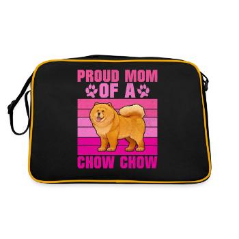 Cadeaux Chow Chow - Sac Retro - noir/or - Dos