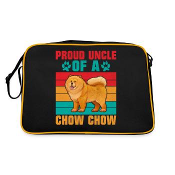 Cadeaux Chow Chow - Sac Retro - noir/or - Dos