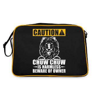 Cadeaux Chow Chow - Sac Retro - noir/or - Dos