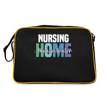 Nursing Home Administrators - Retro Bag - black/gold - Back