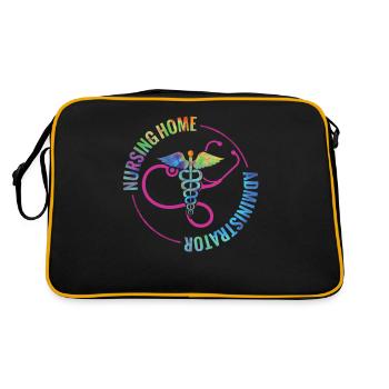 Nursing Home Administrators - Retro Bag - black/gold - Back