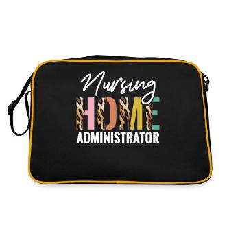 Nursing Home Administrators - Retro Bag - black/gold - Back