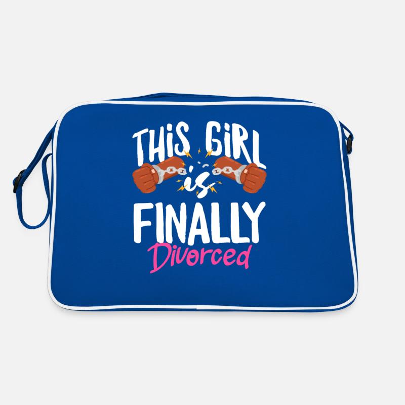 Dieses Mädchen Ist Endlich Geschieden Retro Tasche