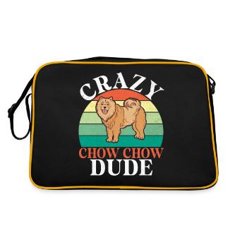Cadeaux Chow Chow - Sac Retro - noir/or - Dos