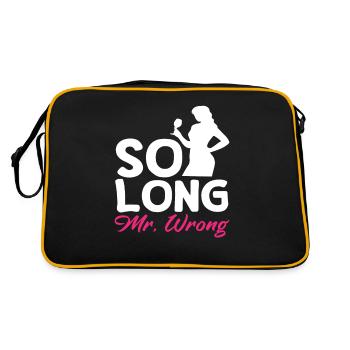 So Long Mr. Wrong Embrace of Divorce - Retro Bag - black/gold - Back