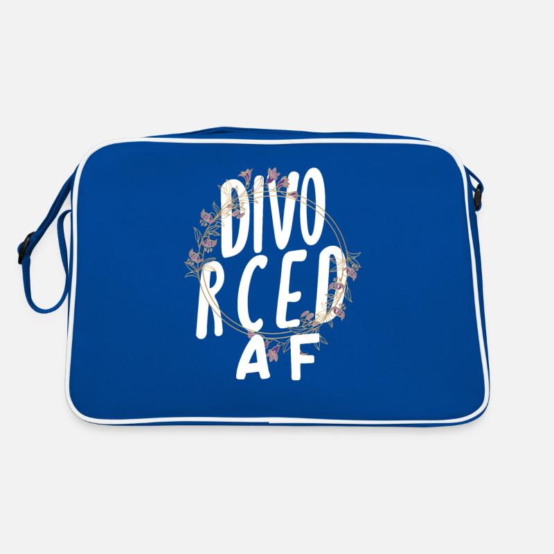 Divorced Af Empowerment Scheidung Retro Bag