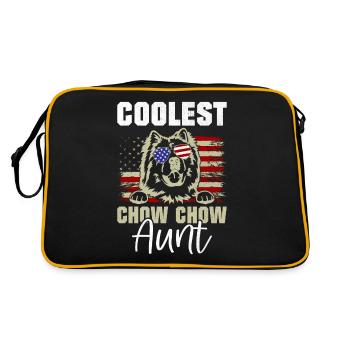 Cadeaux Chow Chow - Sac Retro - noir/or - Dos