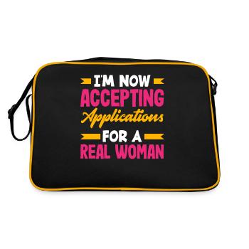 Acceptance of Applications Real Woman Divorce - Retro Bag - black/gold - Back