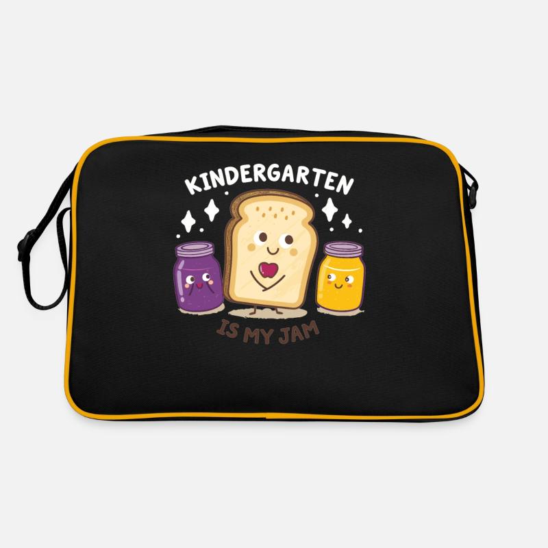 Funny Kindergarten Design – Breakfast Outfit Retro Bag