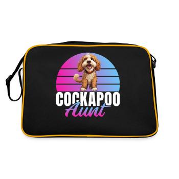 Cadeaux Cockapoo - Sac Retro - noir/or - Dos
