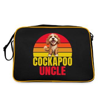 Cockapoo Gifts - Retro Bag - black/gold - Back
