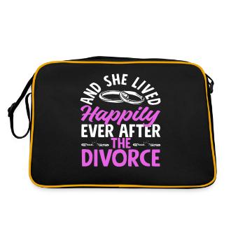 Et elle a vécu heureuse pour toujours - Sac Retro - noir/or - Dos