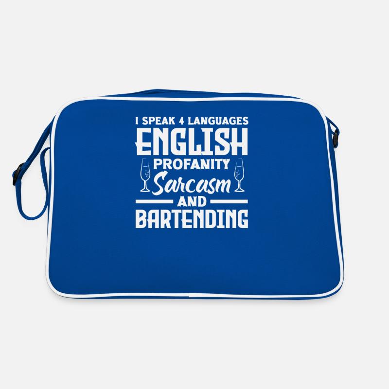 Funny Bartender Saying Bartender Gift Retro Bag
