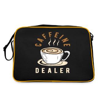 Amateur de café, revendeur de caféine - Sac Retro - noir/or - Dos