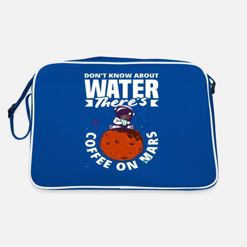 Kaffee Liebhaber Mars Entdeckung Abenteuer Retro Tasche