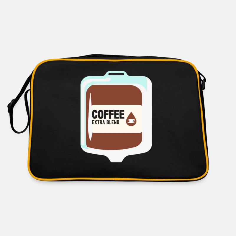 Kaffee Liebhaber Extra Blend Design Retro Tasche