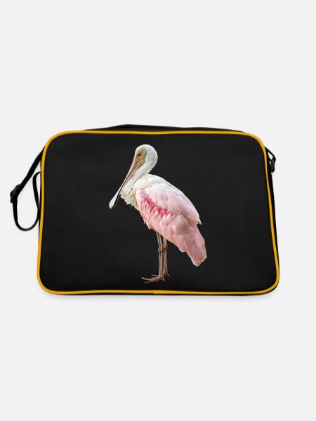 Löffler - Retro Tasche - Schwarz/Gold