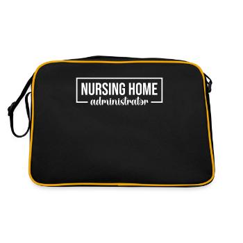 Nursing Home Administrators - Retro Bag - black/gold - Back