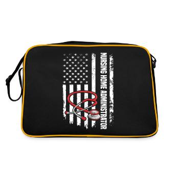 Nursing Home Administrators - Retro Bag - black/gold - Back