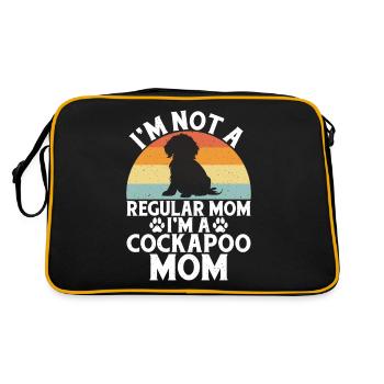 Cockapoo Gifts - Retro Bag - black/gold - Back