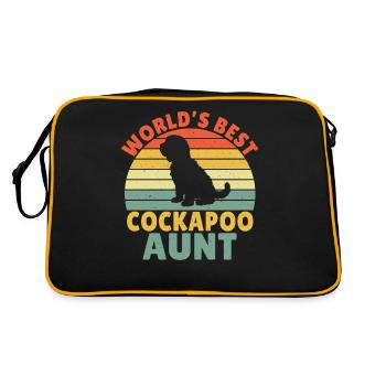 Cadeaux Cockapoo - Sac Retro - noir/or - Dos