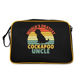 Cadeaux Cockapoo - Sac Retro - noir/or - Dos