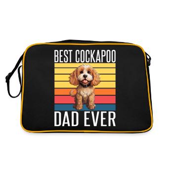 Cadeaux Cockapoo - Sac Retro - noir/or - Dos