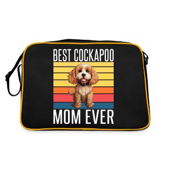Cadeaux Cockapoo - Sac Retro - noir/or - Dos