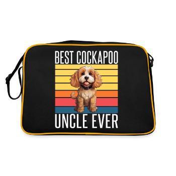 Cadeaux Cockapoo - Sac Retro - noir/or - Dos