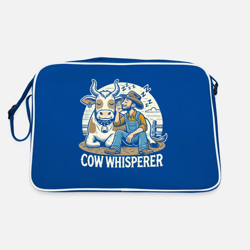 Kuhflüsterer Retro Tasche