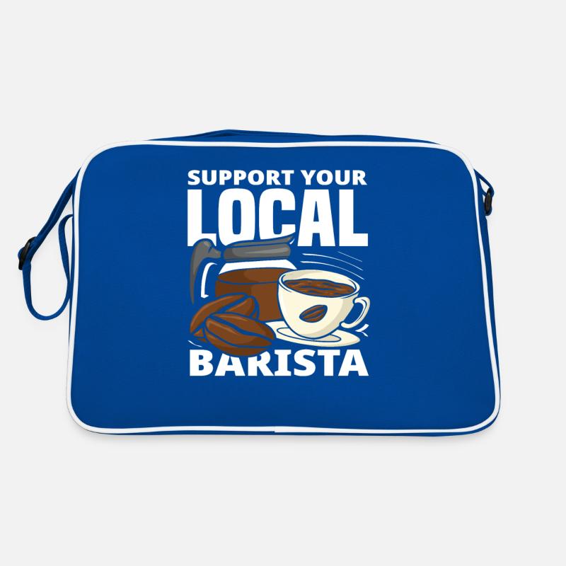 Support your local Coffee Lover Barista Retro Bag