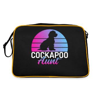 Cadeaux Cockapoo - Sac Retro - noir/or - Dos