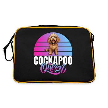 Cockapoo Gifts - Retro Bag - black/gold - Back