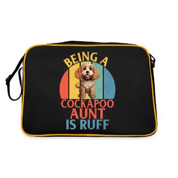 Cadeaux Cockapoo - Sac Retro - noir/or - Dos
