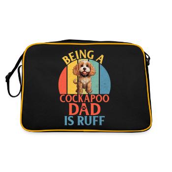 Cadeaux Cockapoo - Sac Retro - noir/or - Dos