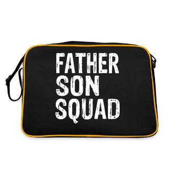 Escouade père-fils - Sac Retro - noir/or - Dos