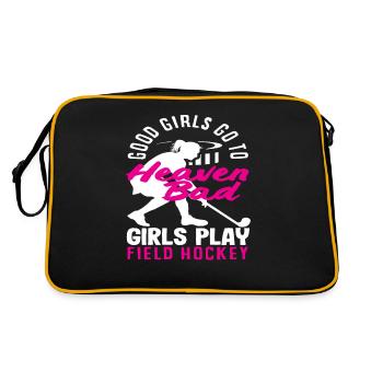 Good Girls Sky Bad Girls Hockey sur gazon - Sac Retro - noir/or - Dos