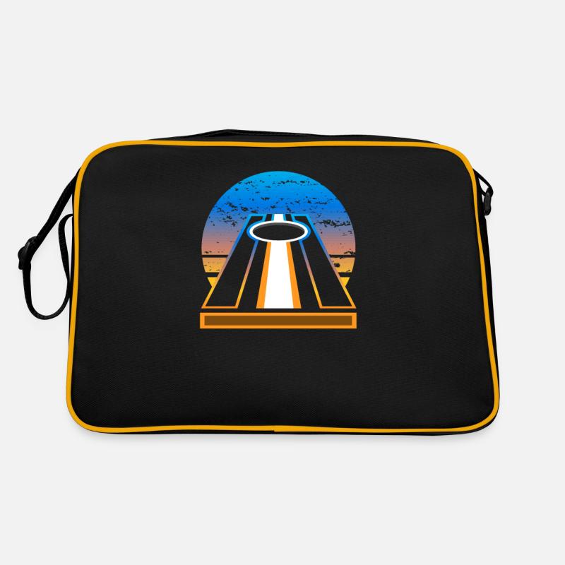 Lustiges Cornhole Spieler Geschenk Retro Tasche