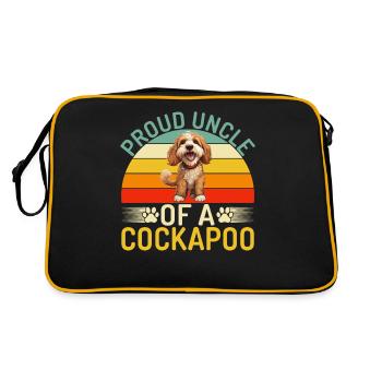 Cadeaux Cockapoo - Sac Retro - noir/or - Dos