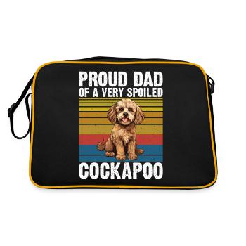 Cadeaux Cockapoo - Sac Retro - noir/or - Dos