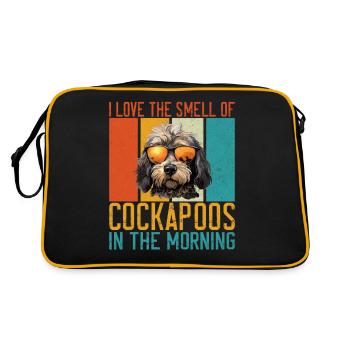 Cockapoo Gifts - Retro Bag - black/gold - Back