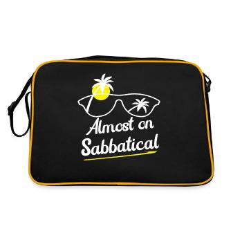 Presque en congé sabbatique - Sac Retro - noir/or - Dos