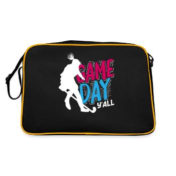 Game Day Hockey Player Game Day Y'all - Retro Bag - black/gold - Back