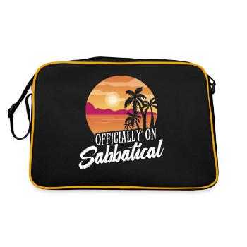 Officiellement en congé sabbatique - Sac Retro - noir/or - Dos