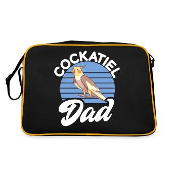 Cadeaux de calopsitte - Sac Retro - noir/or - Dos