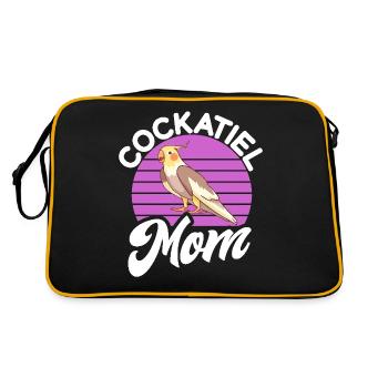 Cadeaux de calopsitte - Sac Retro - noir/or - Dos