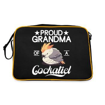 Cadeaux de calopsitte - Sac Retro - noir/or - Dos