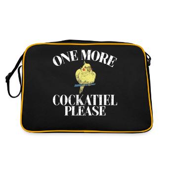 Cadeaux de calopsitte - Sac Retro - noir/or - Dos