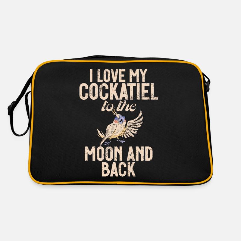 Cadeaux de calopsitte Sac Retro