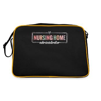 Nursing Home Administrators - Retro Bag - black/gold - Back